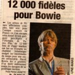 12000 Faithful for Bowie -Nimes 2002